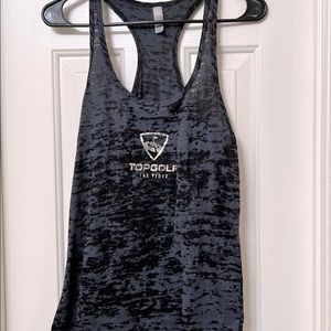 Topgolf Las Vegas Next level women’s tank top large heather gray